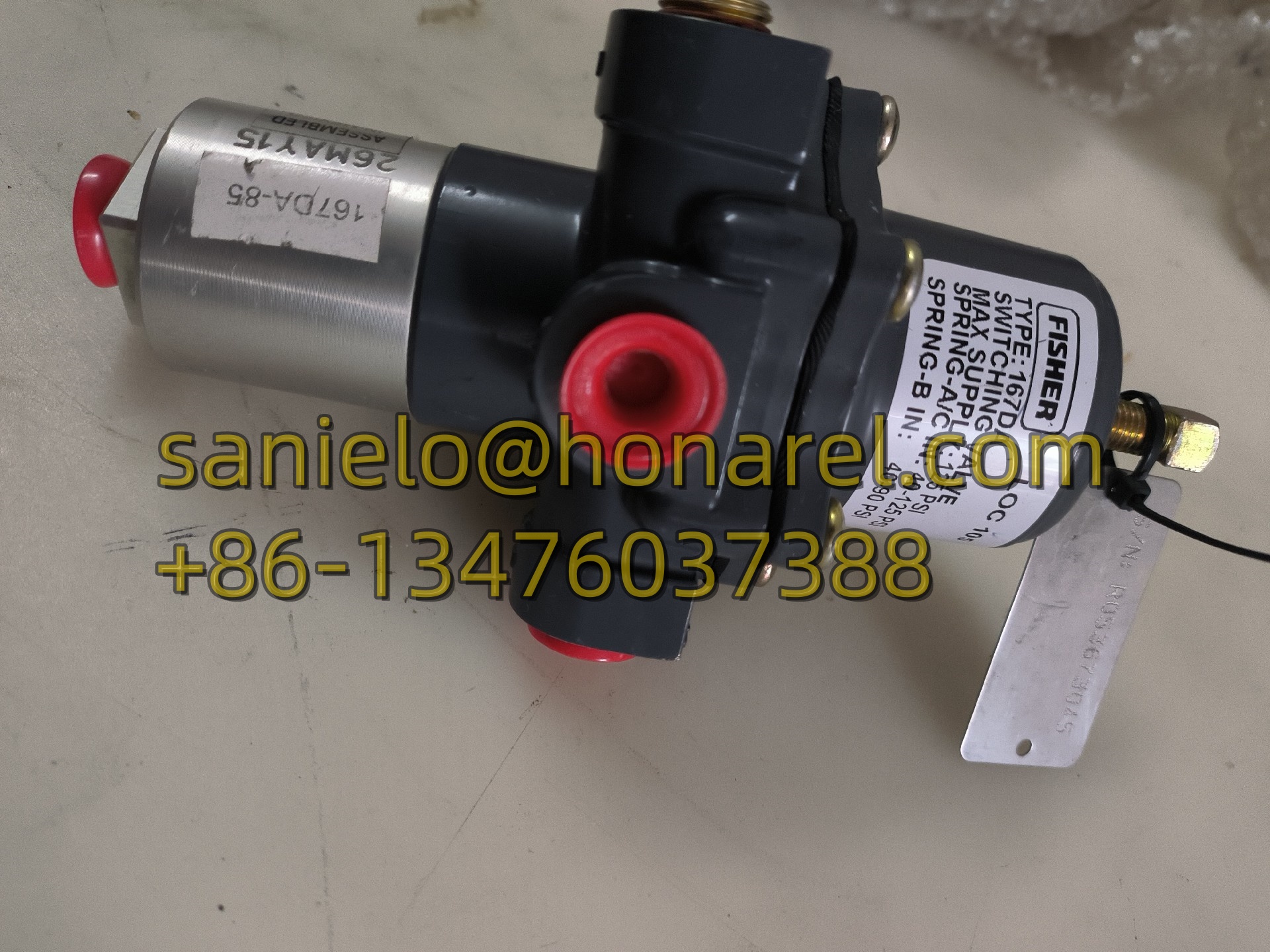 FISHER 167DA-13 Series Switching Valve