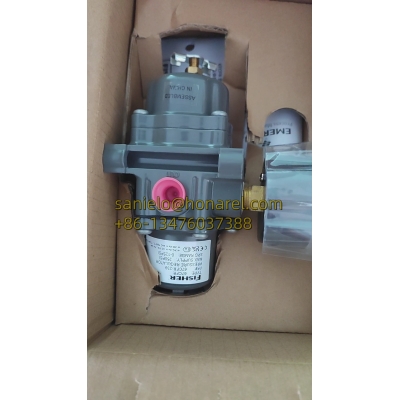 FISHER 67CFR-237 | New Type: 67CF-1663-38512 | 250psi & 0-60psi Filter Regul